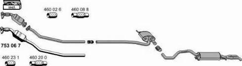 ERNST 010498 - Система випуску ОГ autocars.com.ua