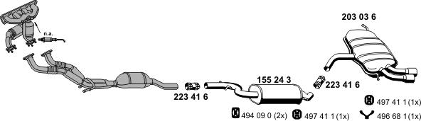 ERNST 010523 - Система випуску ОГ autocars.com.ua