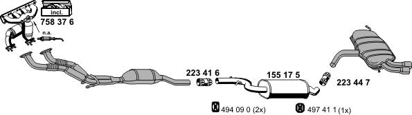 ERNST 010526 - Система випуску ОГ autocars.com.ua