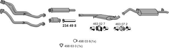 ERNST 010607 - Система випуску ОГ autocars.com.ua