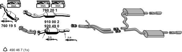 ERNST 010591 - Система випуску ОГ autocars.com.ua