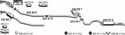 ERNST 010597 - Система випуску ОГ autocars.com.ua