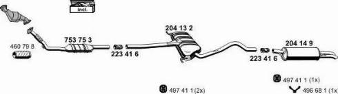 ERNST 010599 - Система випуску ОГ autocars.com.ua