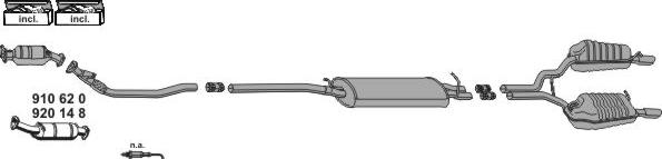 ERNST 010633 - Система випуску ОГ autocars.com.ua