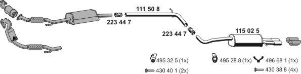 ERNST 010698 - Система випуску ОГ autocars.com.ua