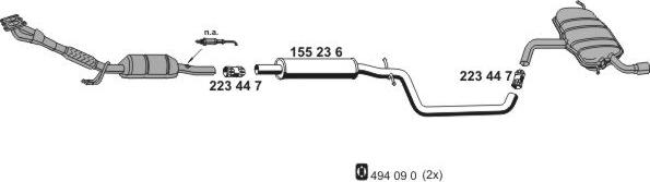 ERNST 010722 - Система випуску ОГ autocars.com.ua
