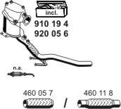 ERNST 010732 - Система випуску ОГ autocars.com.ua