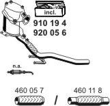 ERNST 010733 - Система випуску ОГ autocars.com.ua