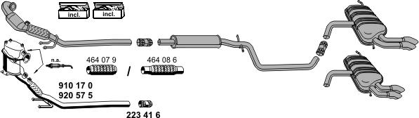 ERNST 010866 - Система випуску ОГ autocars.com.ua