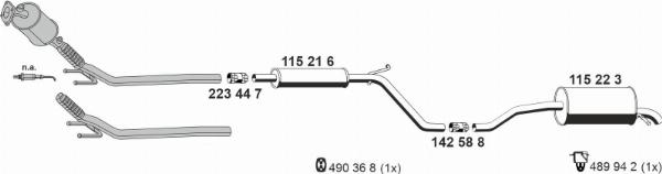 ERNST 010904 - Система випуску ОГ autocars.com.ua