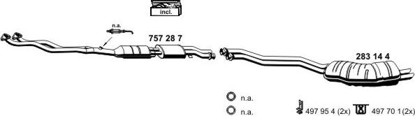 ERNST 020043 - Система випуску ОГ autocars.com.ua