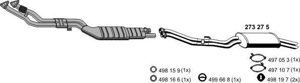 ERNST 020059 - Система випуску ОГ autocars.com.ua