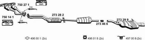 ERNST 020101 - Система випуску ОГ autocars.com.ua