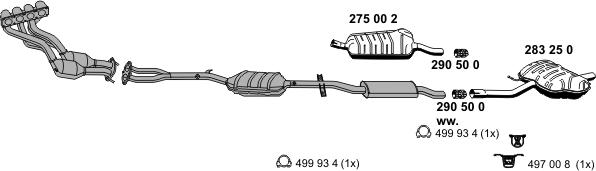 ERNST 020248 - Система випуску ОГ autocars.com.ua