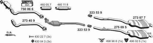 ERNST 020252 - Система випуску ОГ autocars.com.ua