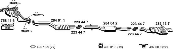 ERNST 020299 - Система выпуска ОГ avtokuzovplus.com.ua