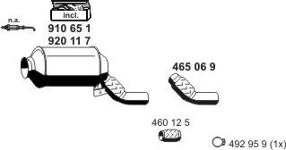 ERNST 020383 - Система випуску ОГ autocars.com.ua