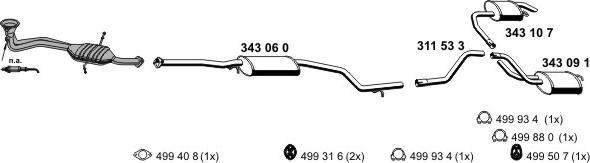 ERNST 030148 - Система випуску ОГ autocars.com.ua