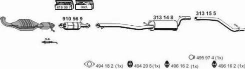 ERNST 031048 - Система випуску ОГ autocars.com.ua