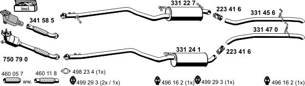 ERNST 031098 - Система випуску ОГ autocars.com.ua