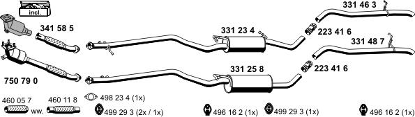 ERNST 031099 - Система випуску ОГ autocars.com.ua