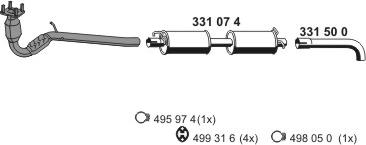 ERNST 031126 - Система випуску ОГ autocars.com.ua