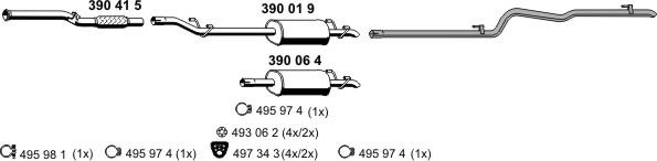 ERNST 040479 - Система випуску ОГ autocars.com.ua