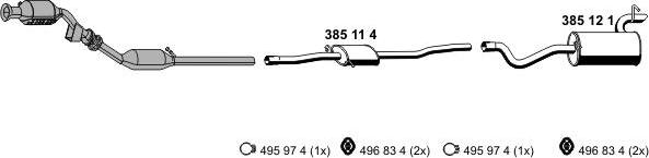 ERNST 040647 - Система выпуска ОГ autodnr.net