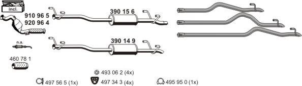 ERNST 040830 - Система випуску ОГ autocars.com.ua