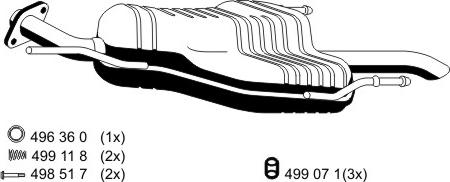 ERNST 054119 - Глушитель выхлопных газов, конечный avtokuzovplus.com.ua