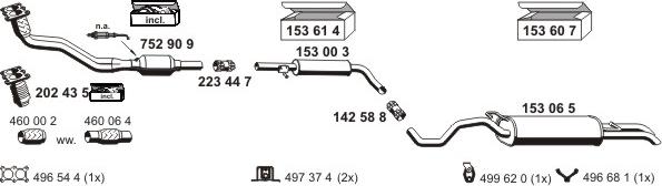 ERNST 070571 - Система випуску ОГ autocars.com.ua