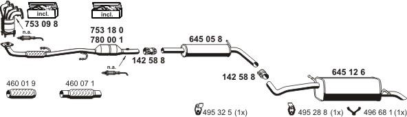 ERNST 060131 - Система випуску ОГ autocars.com.ua