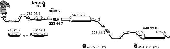 ERNST 060135 - Система випуску ОГ autocars.com.ua