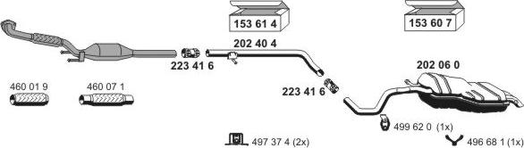 ERNST 060146 - Система випуску ОГ autocars.com.ua