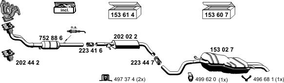 ERNST 060350 - Система випуску ОГ autocars.com.ua