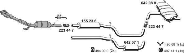 ERNST 060361 - Система випуску ОГ autocars.com.ua
