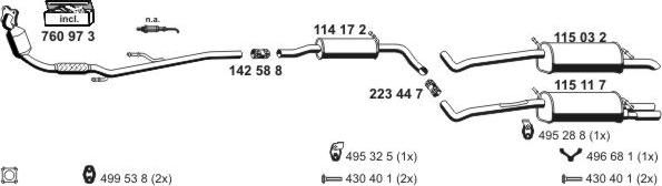 ERNST 060377 - Система випуску ОГ autocars.com.ua