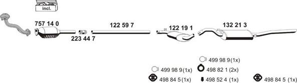 ERNST 070180 - Система випуску ОГ autocars.com.ua
