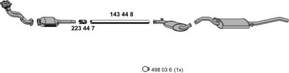 ERNST 070189 - Система випуску ОГ autocars.com.ua