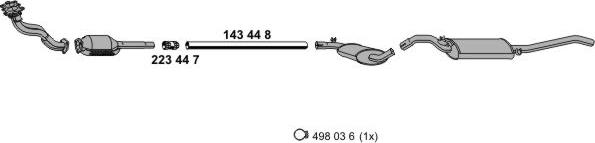 ERNST 070193 - Система випуску ОГ autocars.com.ua