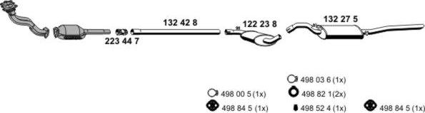 ERNST 070194 - Система випуску ОГ autocars.com.ua