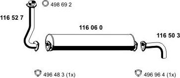 ERNST 070266 - Система випуску ОГ autocars.com.ua