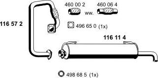 ERNST 070273 - Система випуску ОГ autocars.com.ua