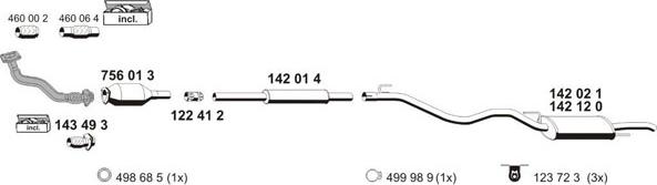 ERNST 070444 - Система випуску ОГ autocars.com.ua