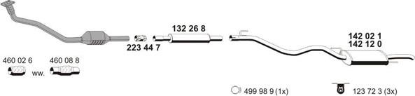 ERNST 070469 - Система випуску ОГ autocars.com.ua