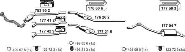 ERNST 070478 - Система випуску ОГ autocars.com.ua