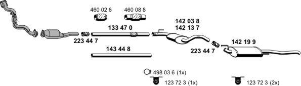 ERNST 070497 - Система випуску ОГ autocars.com.ua