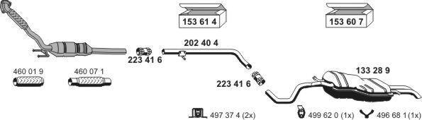 ERNST 070580 - Система випуску ОГ autocars.com.ua