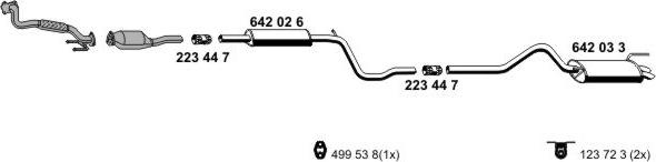 ERNST 070654 - Система випуску ОГ autocars.com.ua