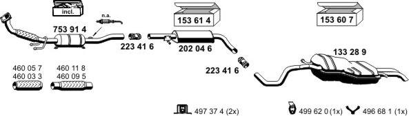 ERNST 070671 - Система випуску ОГ autocars.com.ua